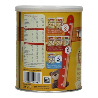 MILUPA | ΚΡΕΜΑ ΠΑΙΔΙΚΗ 7ΔΗΜΗΤΡΙΑΚΑ ΜΕ ΜΕΛΙ 300GR