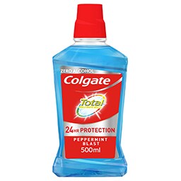 COLGATE | COLGATE MOUTHRINSE TOTAL BLUE  500ML