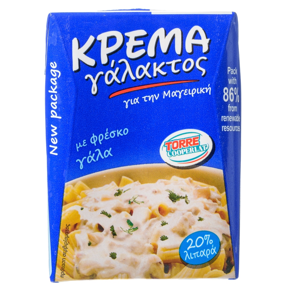 TORRE Κρέμα Γάλακτος 20% Λιπαρά 200 ml