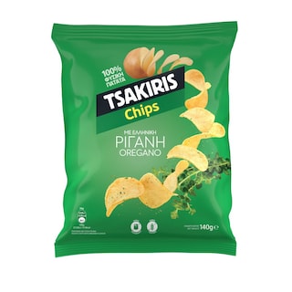 ΤΣΑΚΙΡΗΣ | Τσιπς Ρίγανη  140 gr