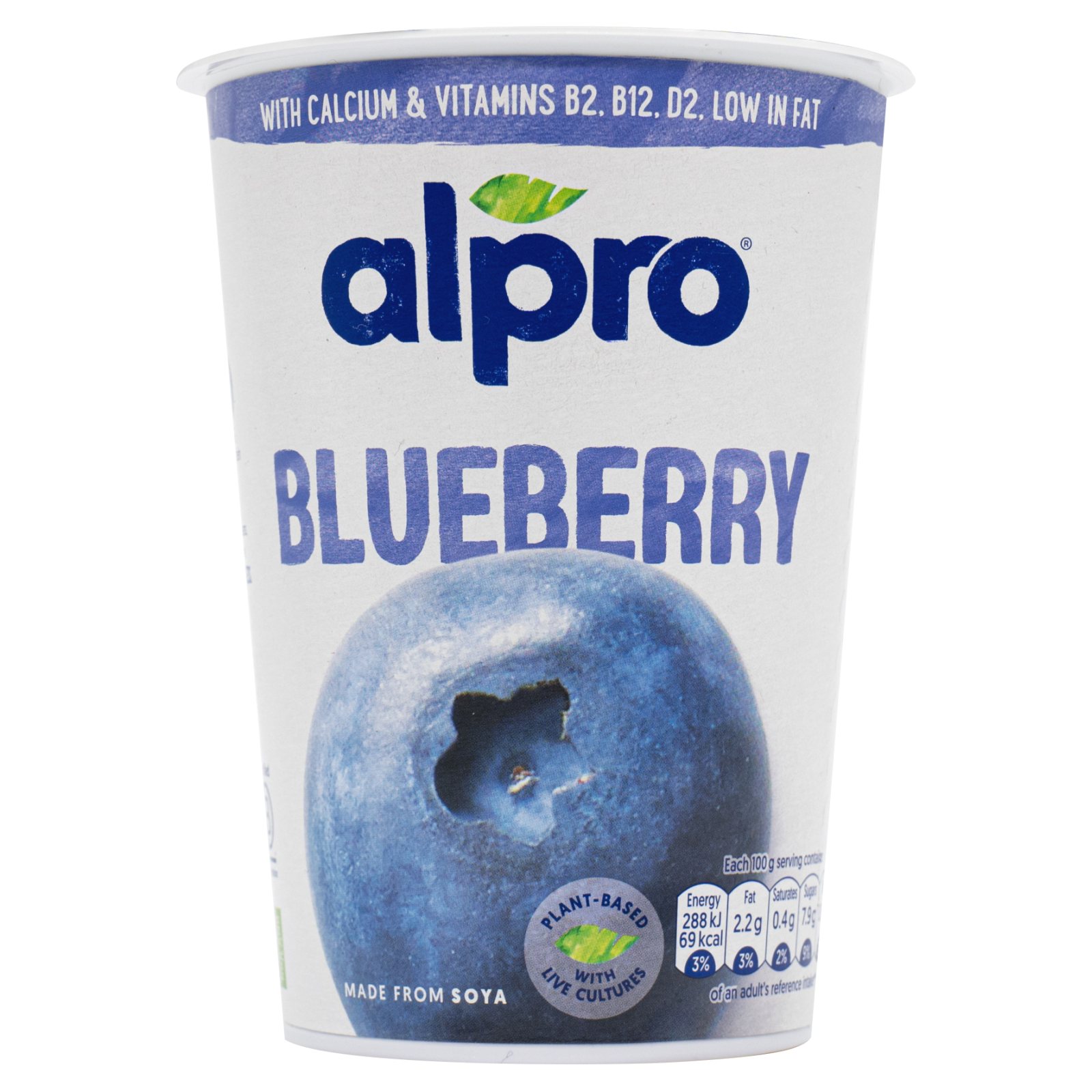 ALPRO Φυτικό Επιδόρπιο Σόγιας Μύρτιλο 500g