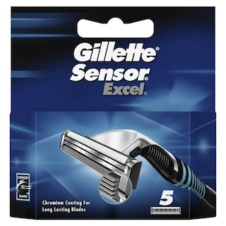GILLETTE | SENSOR EXCEL | Ανταλλακτικά Ξυριστικής Μηχανής Sensor Excel 5 Τεμάχια