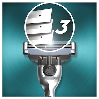 GILLETTE | Mach3 Ξυριστική Μηχανή 3 λεπίδων + 2 Ανταλλακτικά