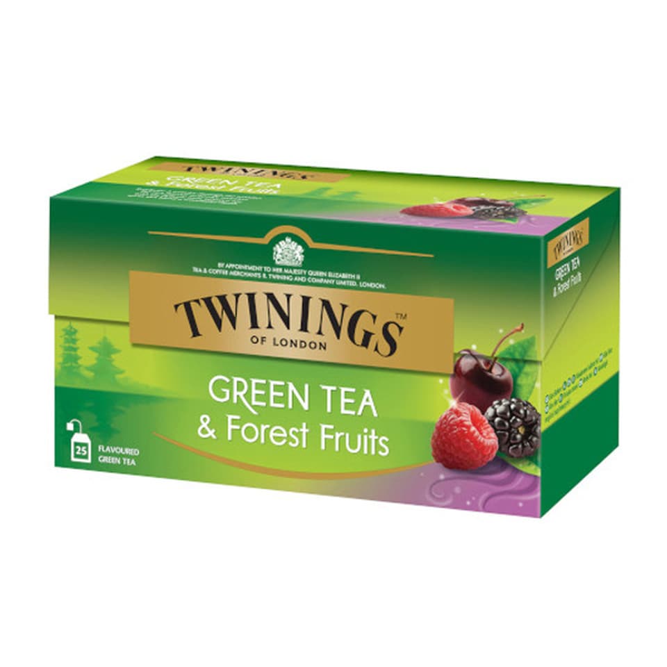 TWININGS Τσάι Πράσινο Φρούτα Δάσους 25 Τεμάχια