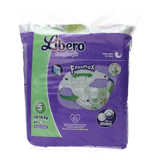 LIBERO | COMFORT FIT | ΠΑΝΕΣ ΜΩΡΟΥ MAXI PLUS 10 - 16 KGR No 5 27 ΤΕΜ