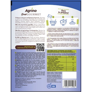 AGRINO | Πιλάφι Με Λαχανικά 200 gr