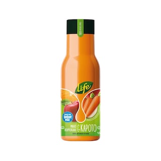 LIFE | Φυσικός Χυμός Μήλο Πορτοκάλι Καρότο 1.5 Lt