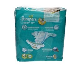 PAMPERS | BABY DRY | ΠΑΝΕΣ ΜΩΡΟΥ MAXI No 4 24 ΤΕΜ