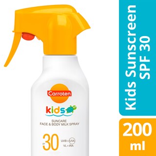 CARROTEN | ΑΝΤΙΗΛΙΑΚΟ ΣΩΜΑΤΟΣ KIDS MILK SPR. TRIGGER 200ML