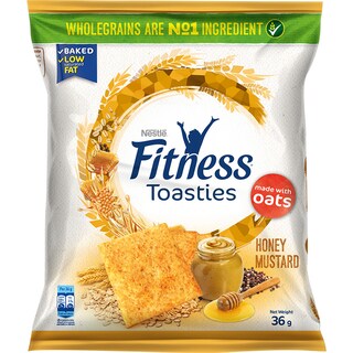 NESTLE | FITNESS | TOASTIES ΜΕΛΙ ΚΑΙ ΜΟΥΣΤΑΡΔΑ 36 GR