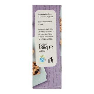 ΑΒ | ΜΠΑΡΕΣ ΔΗΜΗΤΡΙΑΚΩΝ FIT AND STYLE ΣΟΚΟΛΑΤΑΣ 6 Χ 23 GR