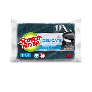 SCOTCH BRITE | Σφουγγάρι Κουζίνας Delicate Δεν Χαράζει 1 Τεμάχιο