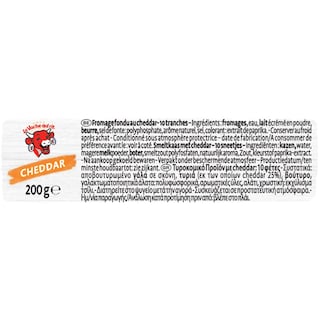 LA VACHE QUI RIT | Processed Cheese Cheddar Slices 200g