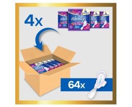 ALWAYS | Σερβιέτες Day & Night Αποκλειστικά Online 64 Τεμάχια