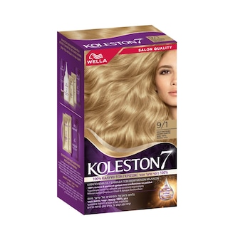 KOLESTON | Hair Dye 9/1 Very Light Blonde Ash 1 Piece