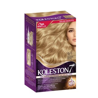 KOLESTON | Βαφή Μαλλιών 9/1 Πολύ Φωτεινό Ξανθό Σαντρέ 1 Τεμάχιο