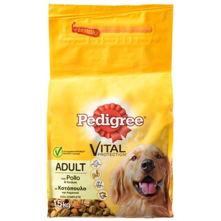 PEDIGREE | Σκυλοτροφή Κοτόπουλο και Λαχανικά  1.5 kg