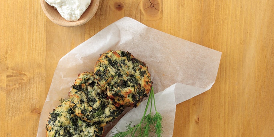 Πικάντικα χορτομπιφτέκια με μάραθο, δυόσμο και πουρέ πατάτας