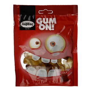 GUM ON | Καραμέλες Ζελίνια Gum On Μπουκάλια Cola 100gr