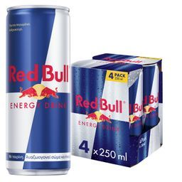 Ενεργειακό Ποτό Red Bull 4x250ml