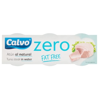 CALVO | Τόνος Zero Χωρίς Λιπαρά 3x65g