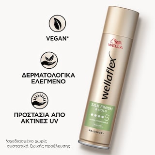 WELLAFLEX | Λακ Μαλλιών Silk Finish & Hold Έξτρα Δυνατό 250ml
