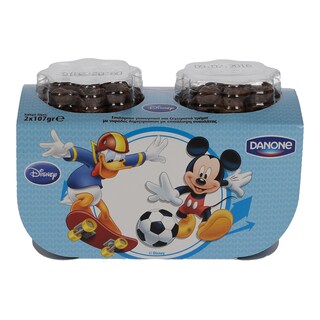 DANONE | ΓΙΑΟΥΡΤΙ DISNEY MICKEY ΜΕ ΣΟΚΟΛΑΤΑ 2 X 107 GR