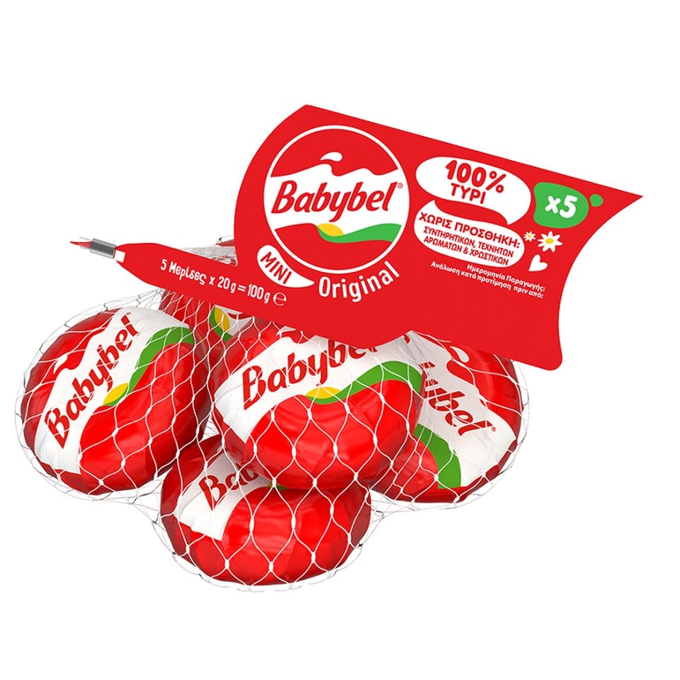 Μαλακό Τυρί Mini Babybel Original 5x20g