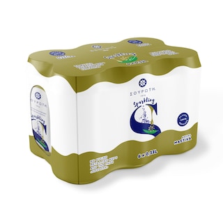 ΣΟΥΡΩΤΗ | Ανθρακούχο Νερό Μαστίχα 6x330ml