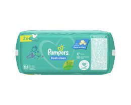 PAMPERS | Μωρομάντηλα Fresh Clean 2x52 Τεμ. Έκπτωση 5Ε