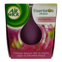 AIRWICK | CANDLE PINK SWEET PEA 1PCS