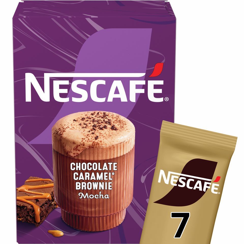 NESCAFE Στιγμιαίος Καφές Gold Chocolate Caramel Brownie 7x21.4g