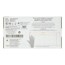 GLOVESET | Γάντια Νιτριλίου Μαύρα Medium 50 Τεμάχια