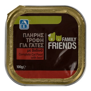 FAMILY FRIENDS | Γατοτροφή Alu Βοδινό 100 gr