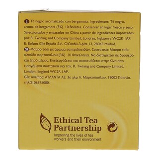 TWININGS | Τσάι Μαύρο Earl Grey 10x2g