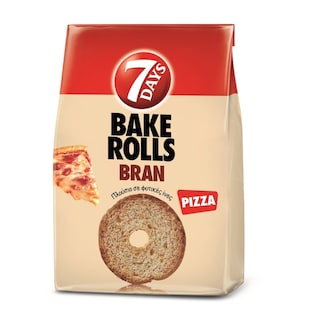 7DAYS | BAKE ROLLS | Παξιμαδάκια Bake Rolls Pizza 160g