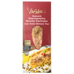 - | Πέστροφα Καπνιστή Μαριναρισμένη 120gr