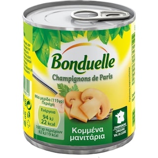 BONDUELLE | Μανιτάρια Κομμένα 115g