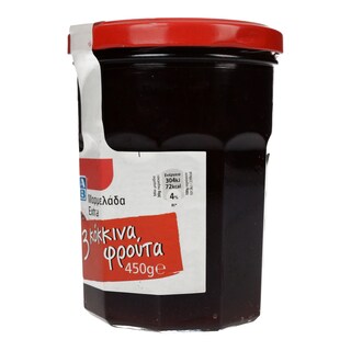 ΑΒ | ΜΑΡΜΕΛΑΔΑ ΜΕ ΚΟΚΚΙΝΑ ΦΡΟΥΤΑ 450 GR