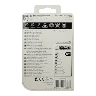 PHILIPS | Λάμπα Led Filament E27 8.5W 1 Τεμάχιο