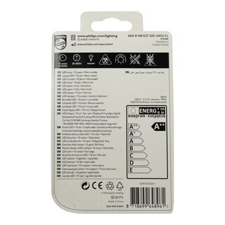 PHILIPS | Λάμπα Led Filament E27 8.5W 1 Τεμάχιο