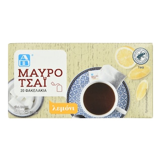 ΑΒ | Τσάι Μαύρο Λεμόνι 20x2g