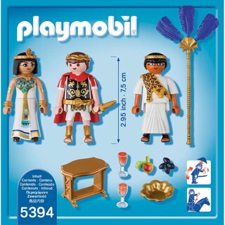 PLAYMOBIL | ΠΑΙΧΝΙΔΙΑ ΦΙΓΟΥΡΕΣ ΚΑΙΣΑΡΑΣ ΚΑΙ ΚΛΕΟΠΑΤΡΑ 1 TEM