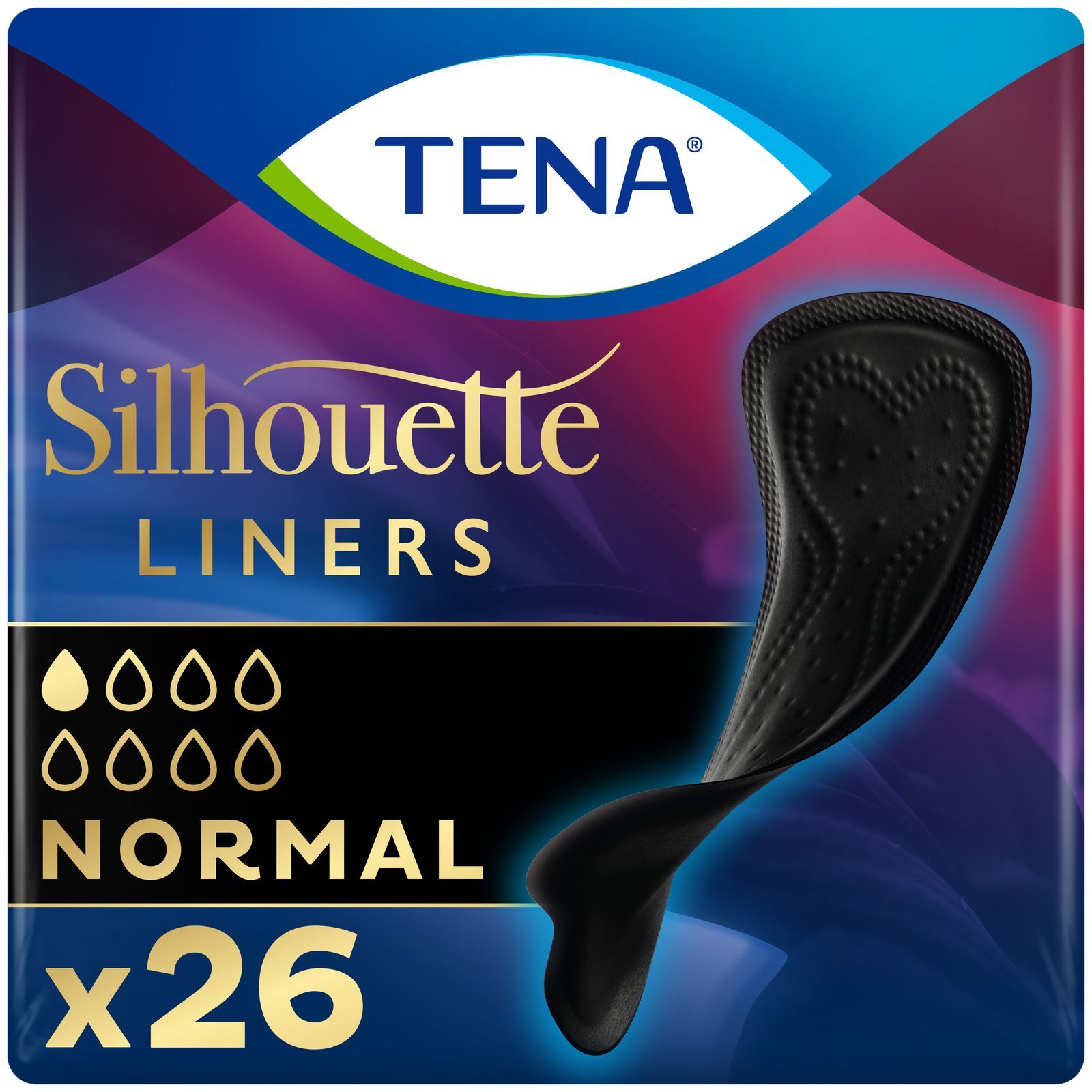 TENA Σερβιετάκια Ακράτειας Silhouette Noir Normal 26 Τεμάχια