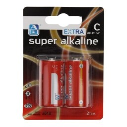 ΑΒ | Μπαταρίες Αλκαλικές Super C 2 Τεμάχια
