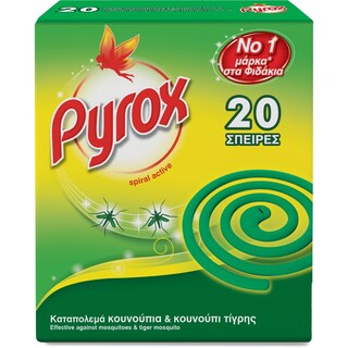 PYROX | Εντομοαπωθητικές Σπείρες Spiral 20 Τεμάχια