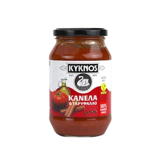 ΚΥΚΝΟΣ | Σάλτσα Τομάτας με Κανέλα και Γαρύφαλλο 350g