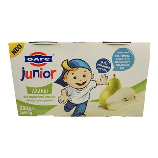 JUNIOR | ΠΑΙΔΙΚΑ ΓΙΑΟΥΡΤΙΑ ΑΧΛΑΔΙ 2X140ΓΡ
