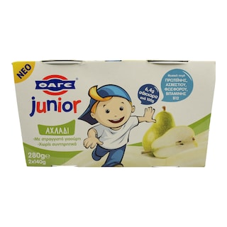 JUNIOR | ΠΑΙΔΙΚΑ ΓΙΑΟΥΡΤΙΑ ΑΧΛΑΔΙ 2X140ΓΡ