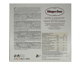 HAAGEN DAZS | Παγωτό Κρέμα Φυστικοβούτυρο & Φυστίκι 3 X 70gr